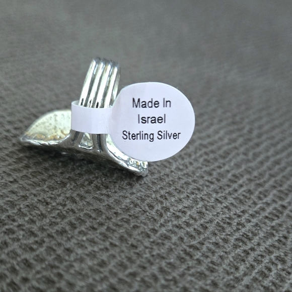 Noa Zuman Sterling Silver🤍 Embossed Bird🐦 Ring💍 - Picture 7 of 16